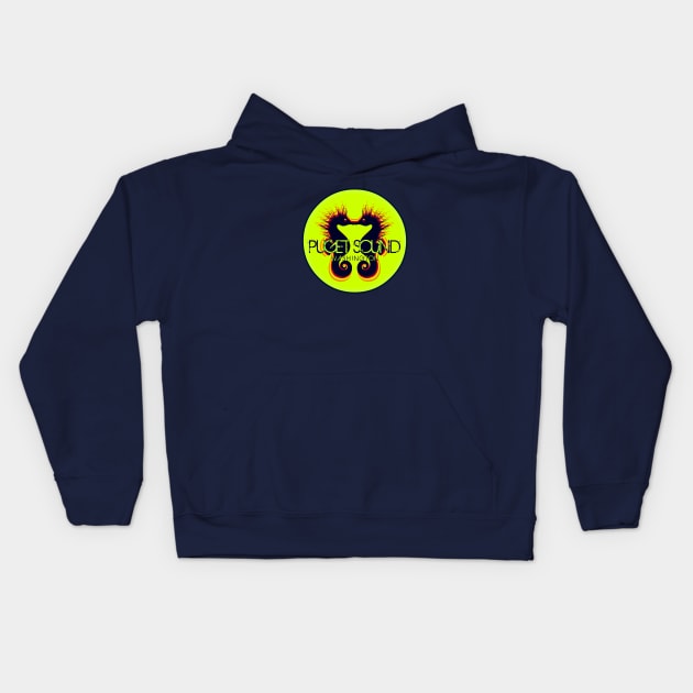 Puget Sound Seahorses Kids Hoodie by TheDaintyTaurus